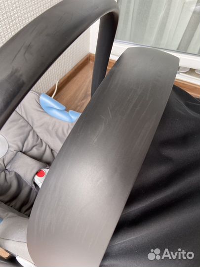 Автолюлька Cybex Aton M серого цвета (сайбекс)