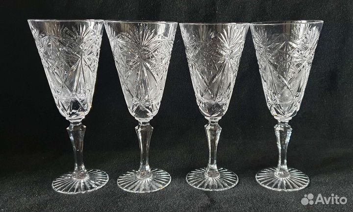 Хрусталь СССР - бокалы, рюмки, стопки