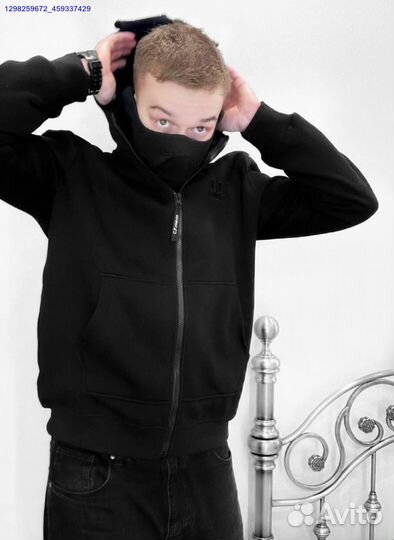 Зип худи C.P Company чёрное (Арт.66295)