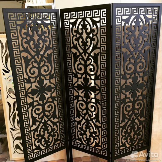 Резные ширмы экраны перегородки декор