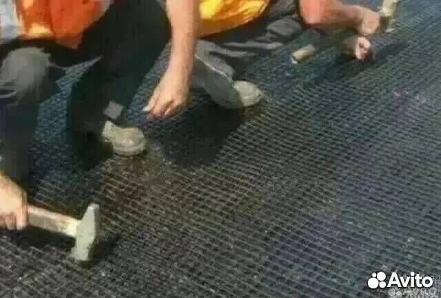 Геосетка георешетка в асфальт