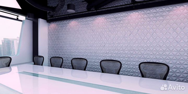 Гипсовая 3D панель 