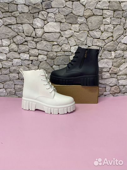 Резиновые сапоги женские на платформе