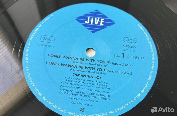 Samantha Fox – I Only Wanna Be With You 12