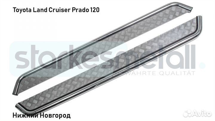 Пороги подножки Toyota Land Cruiser Prado 120 TOR