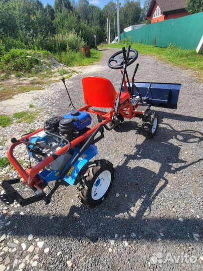 Мини-трактор,мотоблок Нева с прицепом