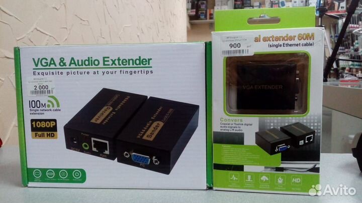 Удлинитель VGA по витой паре