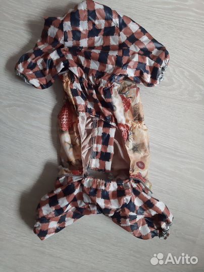 Дождевик для собак (такса)