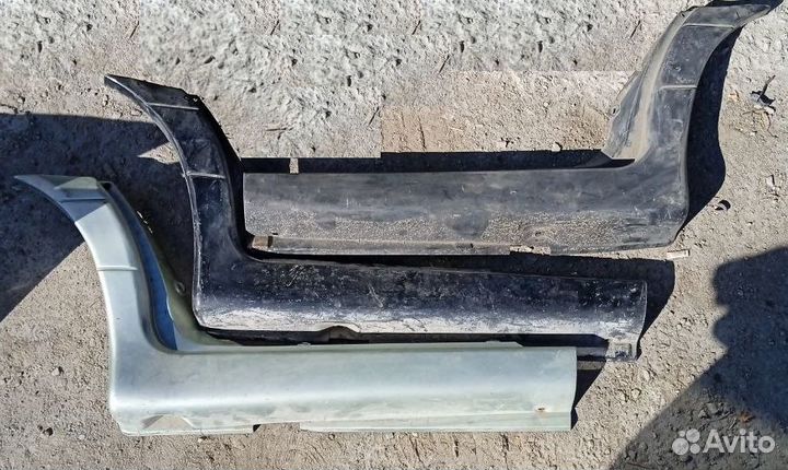 Накладки на пороги задние ваз 2114-2115