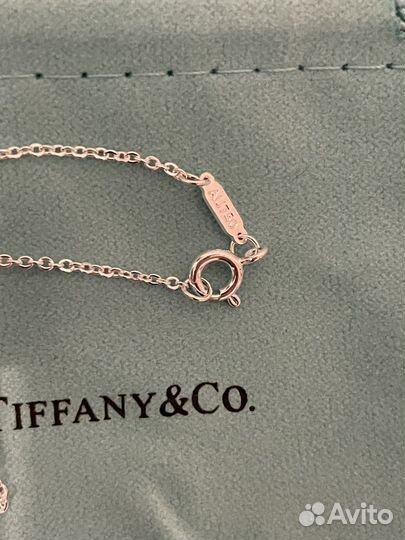 Кулон tiffany двойное сердце