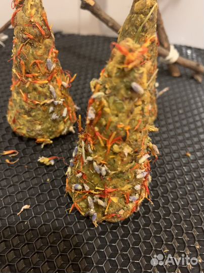 Свечи восковые с травами