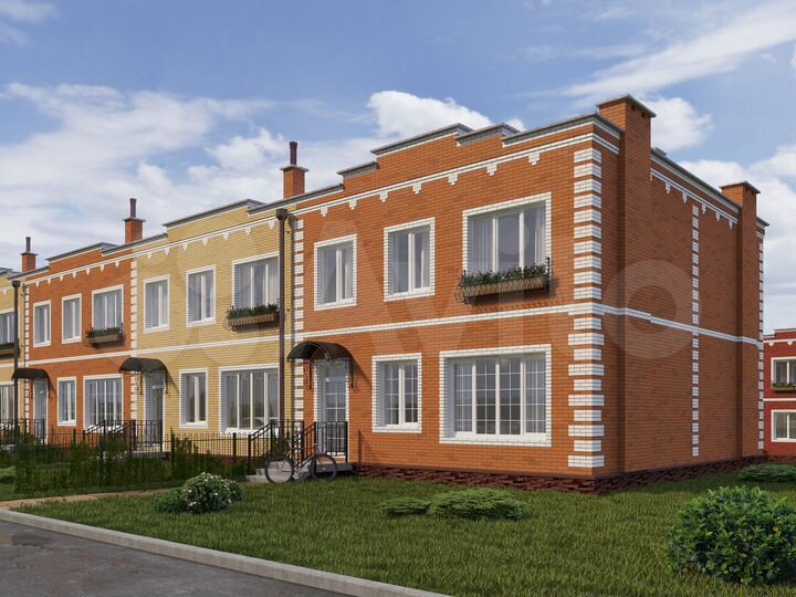 Таунхаус 73,3 м² на участке 1 сот.