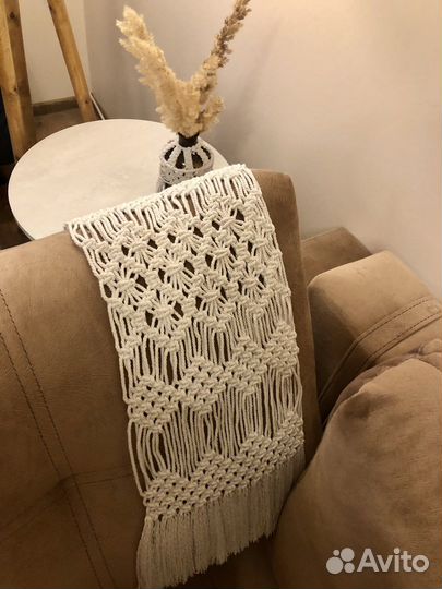 Салфетка макраме декор раннер