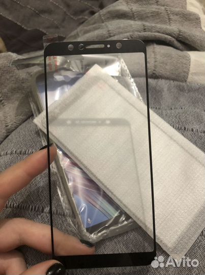 Чехол + 2 стекла на экран для на asus zenfone max