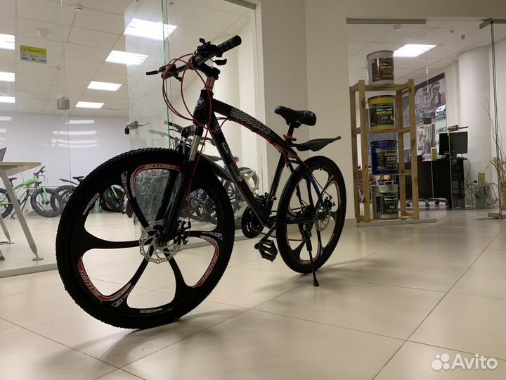 Велосипед на литых дисках