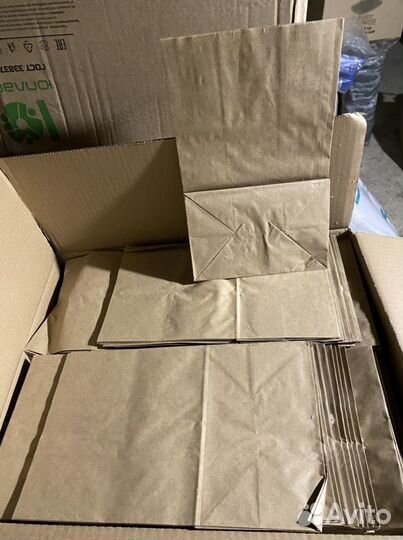 Крафт пакет на вынос-В,180*120*290мм оптом