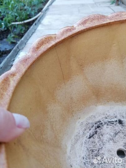 Горшок для цветов керамика большой