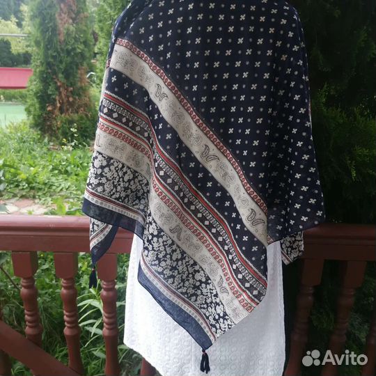 Большой хлопковый платок