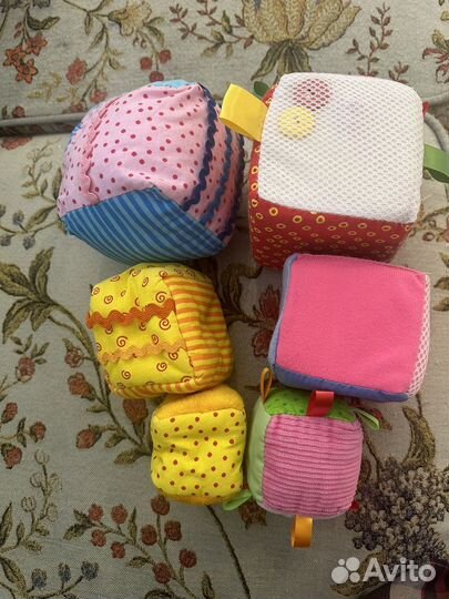 Кубики мягкие