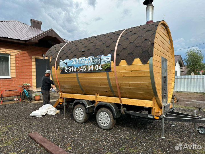 Мобильная Баня Бочка