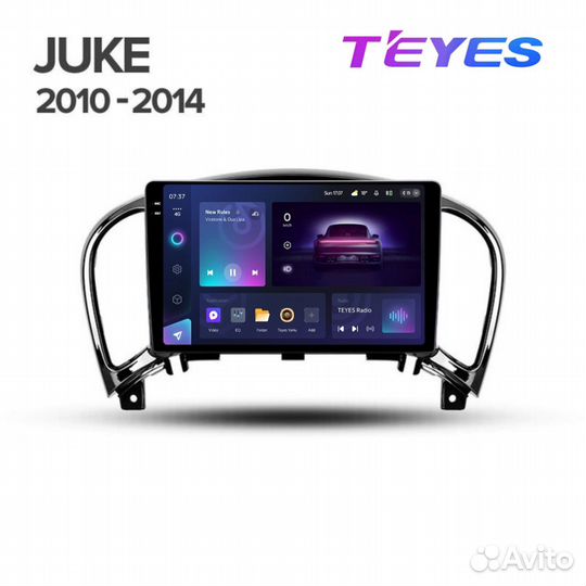 Магнитола Teyes 9” на Nissan Juke 2010-2014