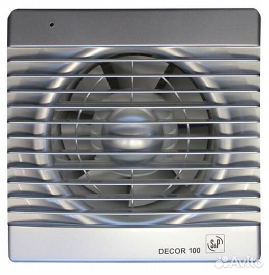 Soler & Palau Вентилятор накладной Decor 100C silv
