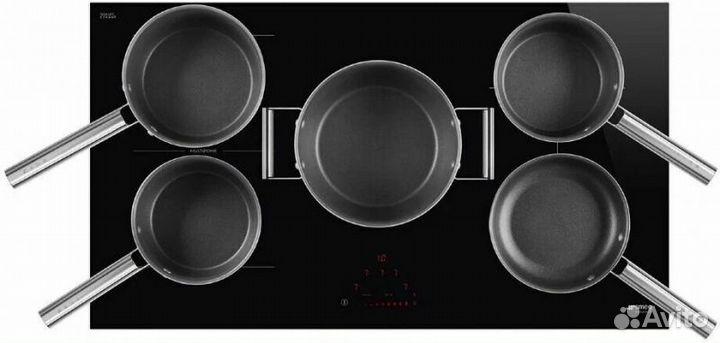 Индукционная варочная панель Smeg SI1M4954D, черны