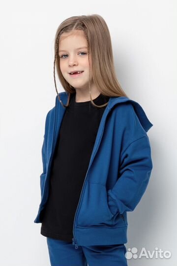 Комплект детский Crockid К 2139 темный джинс (122)