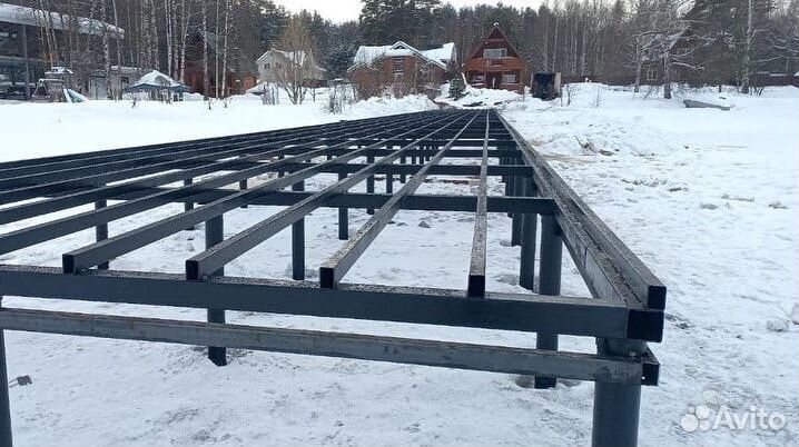 Свайно винтовой фундамент