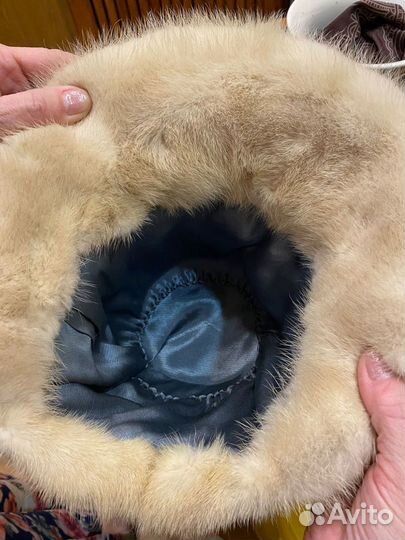 Шапка норковая новая женская