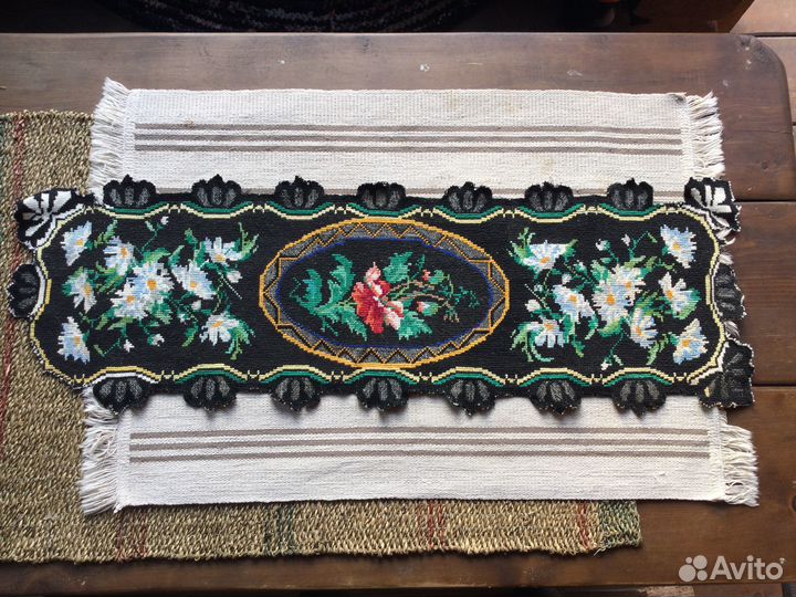 Старинная вышивка крестом ручная работа