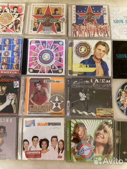 CD диски с музыкой 2000-е фабрика mtv музтв