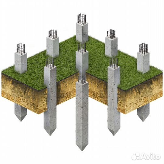 Забивка свай для фундамента по Лен области