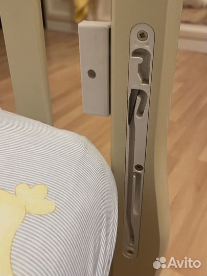 Детская кроватка-качалка Шарлотта с матрасом120*60