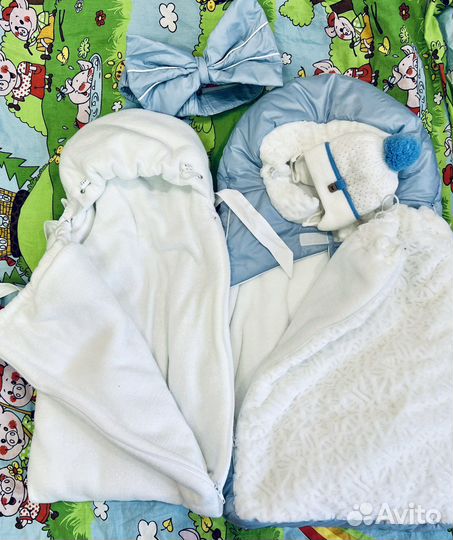 Конверт на выписку для мальчика весна