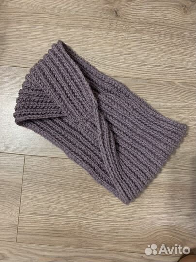 Шапка и снуд женский
