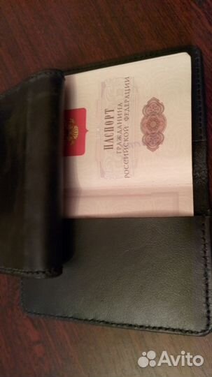 Обложка на паспорт из натуральной кожи