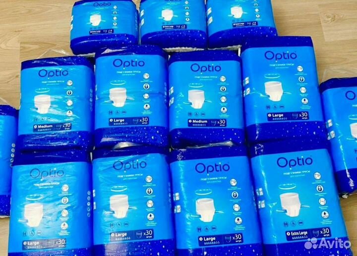 Подгузники трусы для взрослых Optio Оптио