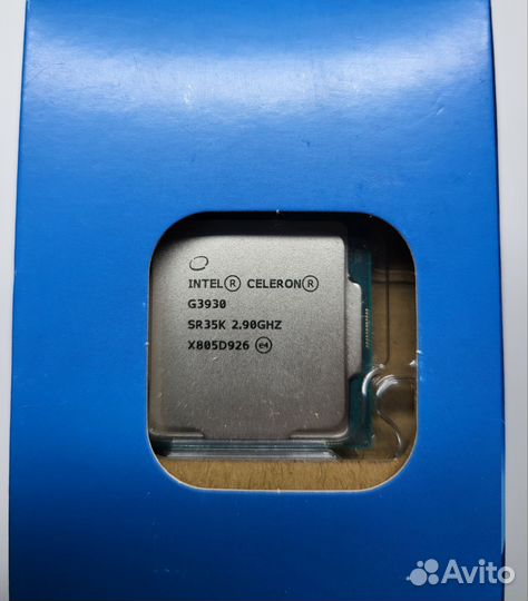 Новый процессор Intel G3930 BOX version