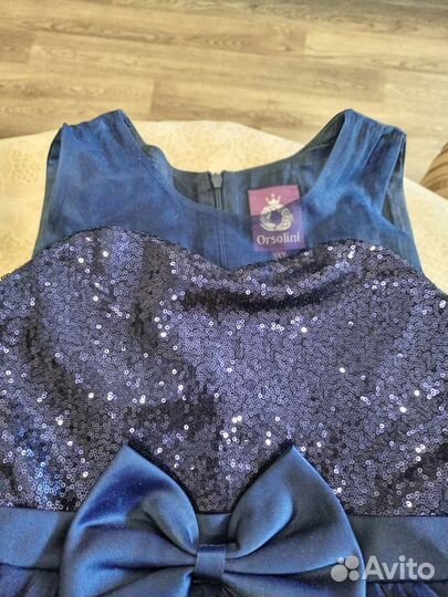 Платье для девочки новогоднее размер 152