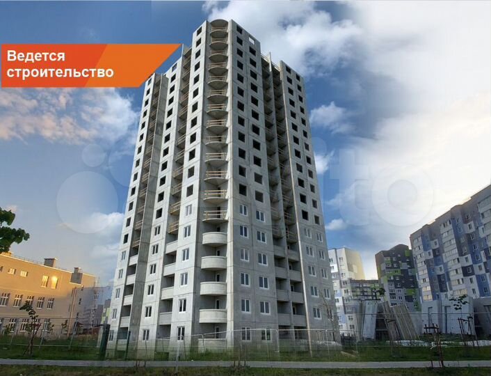 2-к. квартира, 65,9 м², 6/19 эт.