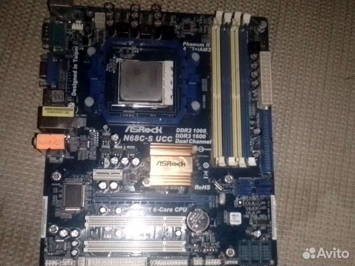 Материнская плата+phenom ll