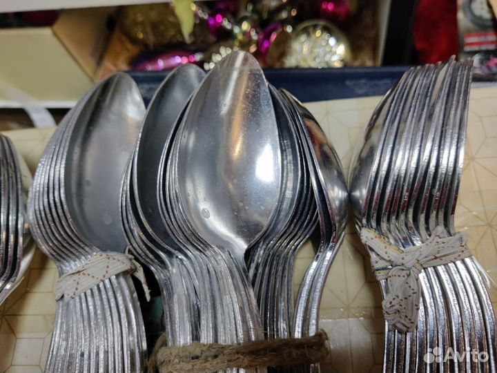 Новые ложки СССР. Много. Алюминий