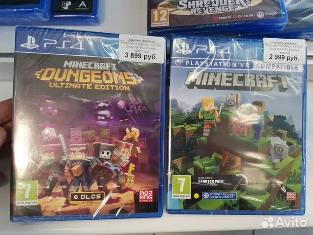 Minecraft PS 4 русская версия