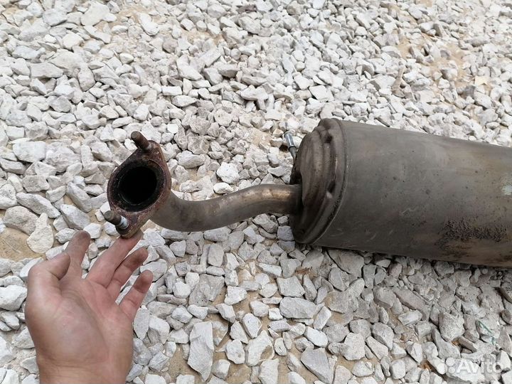 Выхлопная труба глушителя Kia Rio седан