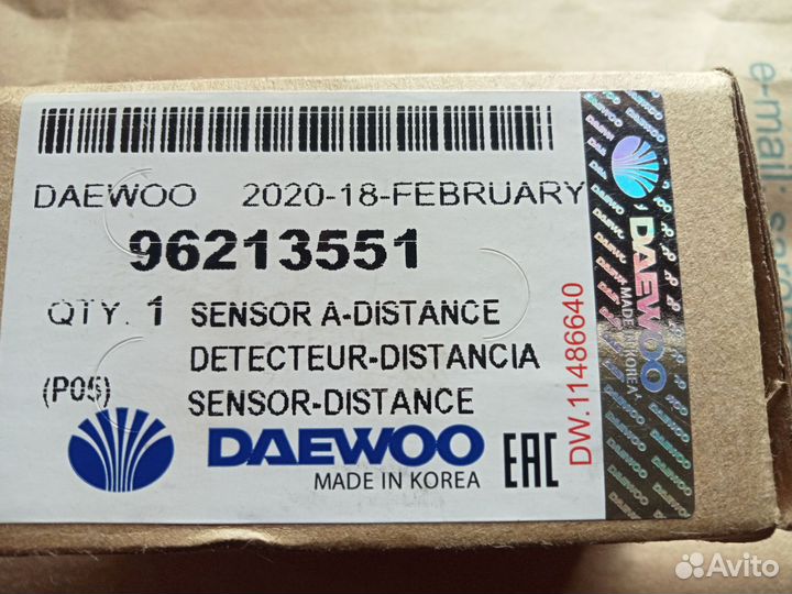 Датчик скорости дэу