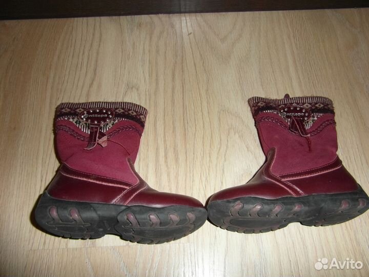 Демисезонные сапоги для девочки Антилопа(Antilopa)