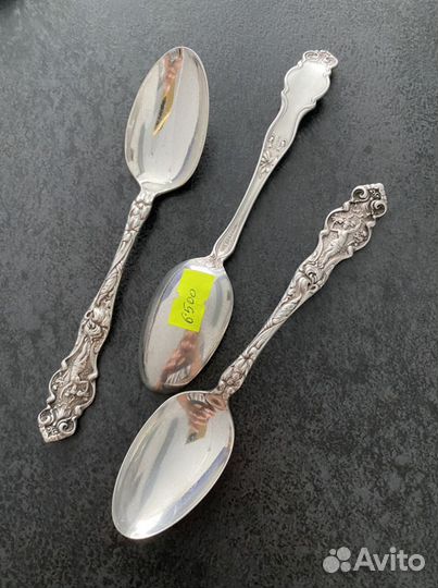 Ложка серебряная винтажная