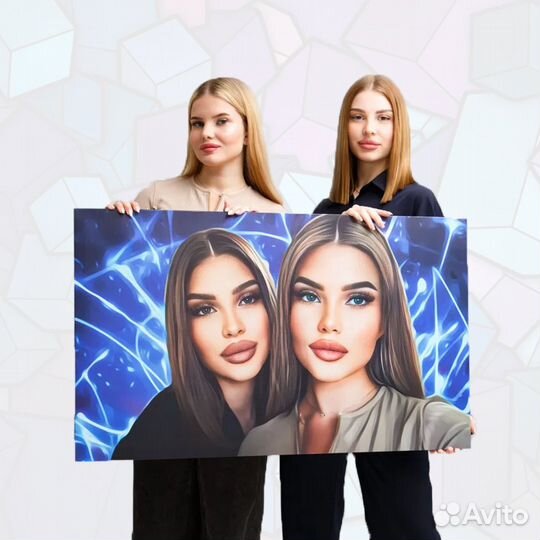 Картина по фото 100*60 см