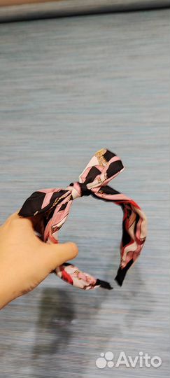 Ободок с бантиком